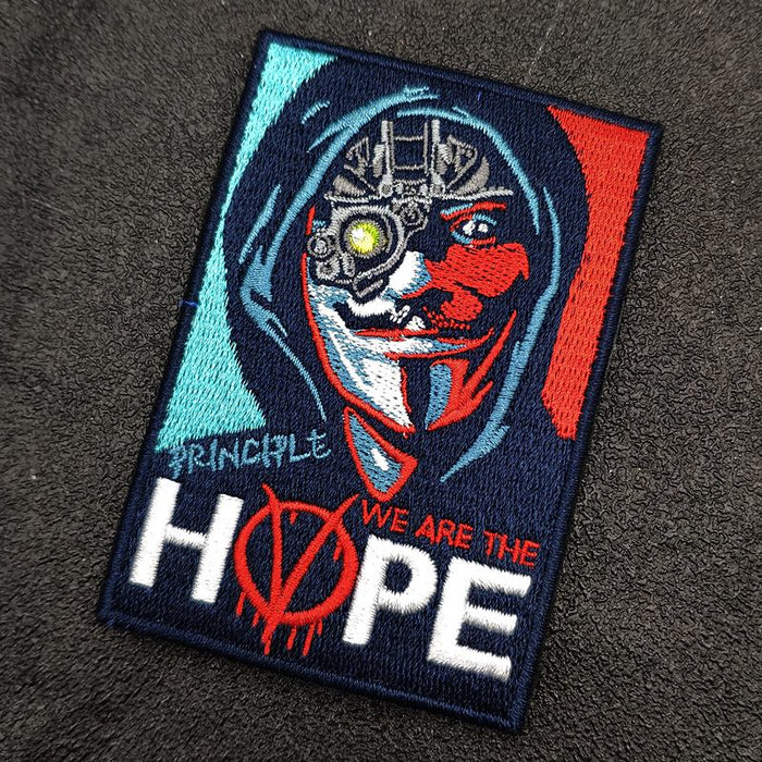 V for Vendetta 'We Are The Hope' Embroidered Velcro Patch