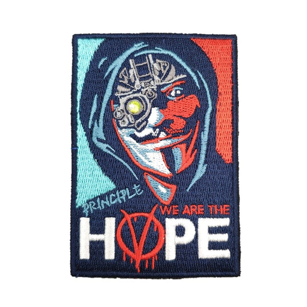 V for Vendetta 'We Are The Hope' Embroidered Velcro Patch