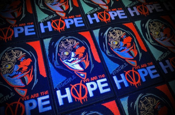 V for Vendetta 'We Are The Hope' Embroidered Velcro Patch