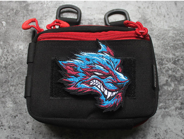 Beast Wolf Embroidered Velcro Patch