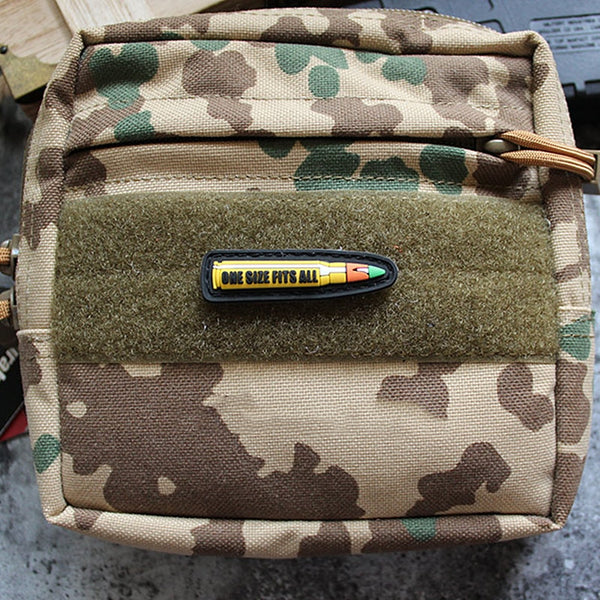 Bullet PVC Rubber Velcro Patch