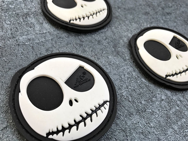 The Nightmare Before Christmas 'Quizzical Jack' PVC Rubber Velcro Patch