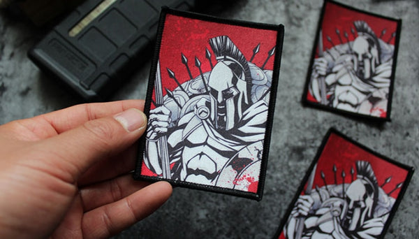 Spartan '300' Embroidered Velcro Patch