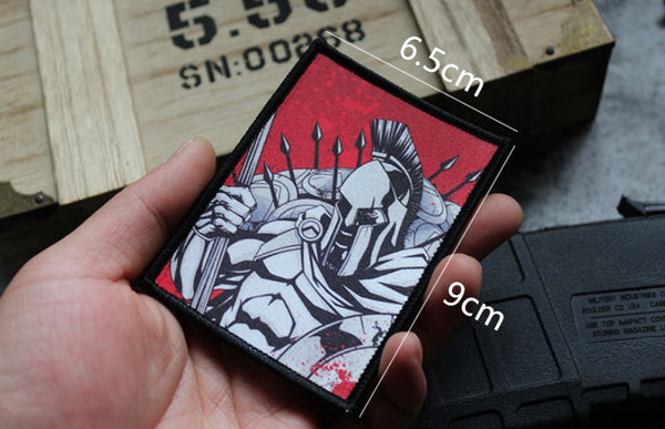 Spartan '300' Embroidered Velcro Patch