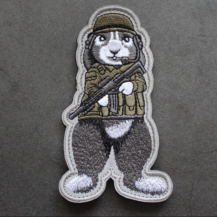 Tactical Rabbit 'Helmet Gear' Embroidered Velcro Patch