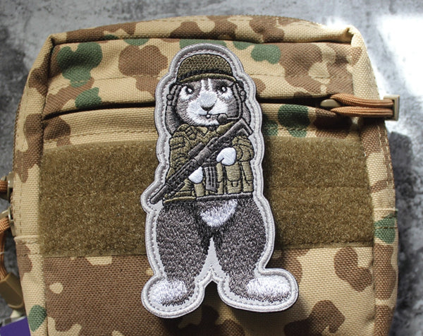 Tactical Rabbit 'Helmet Gear' Embroidered Velcro Patch