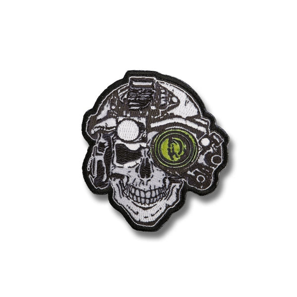 Tactical Skull Night Vision Embroidered Velcro Patch