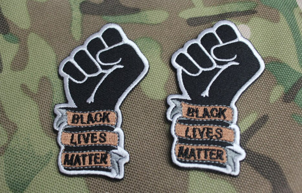 Black Lives Matter Embroidered Velcro Patch