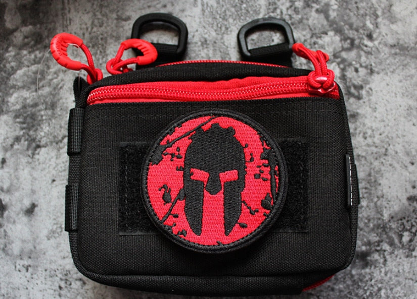 Spartan Logo Embroidered Velcro Patch