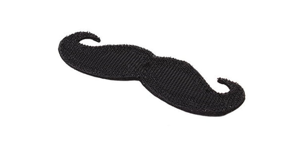 Texas Mustache Flag Embroidered Velcro Patch