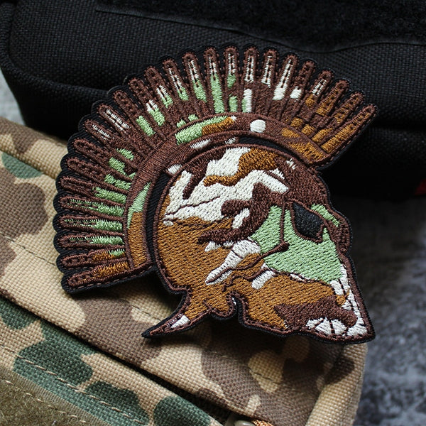 Spartan Armor Camouflage Embroidered Velcro Patch