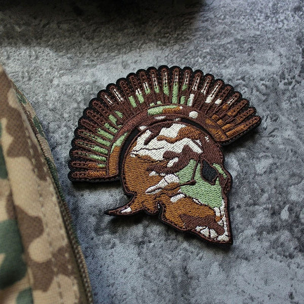 Spartan Armor Camouflage Embroidered Velcro Patch