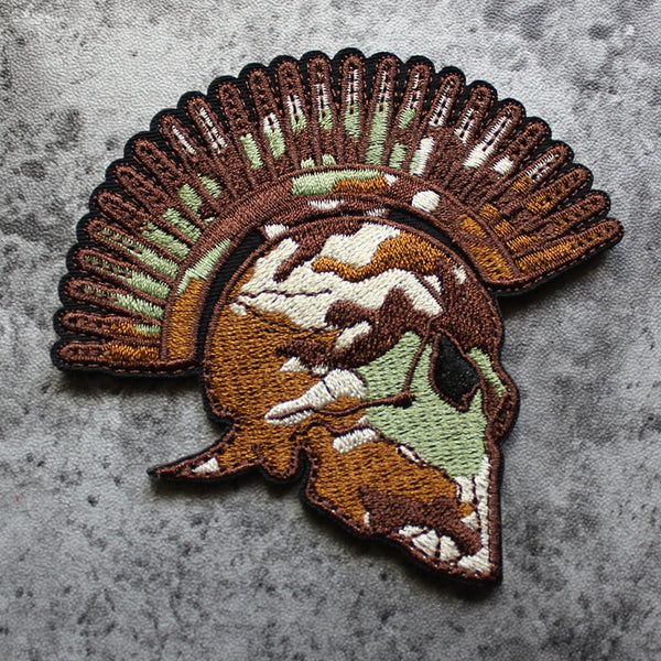 Spartan Armor Camouflage Embroidered Velcro Patch