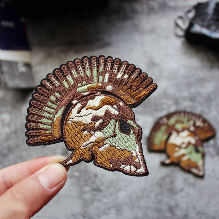 Spartan Armor Camouflage Embroidered Velcro Patch