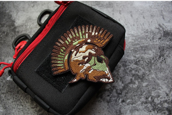 Spartan Armor Camouflage Embroidered Velcro Patch