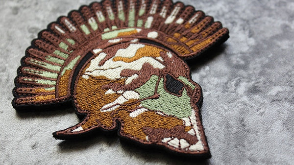 Spartan Armor Camouflage Embroidered Velcro Patch