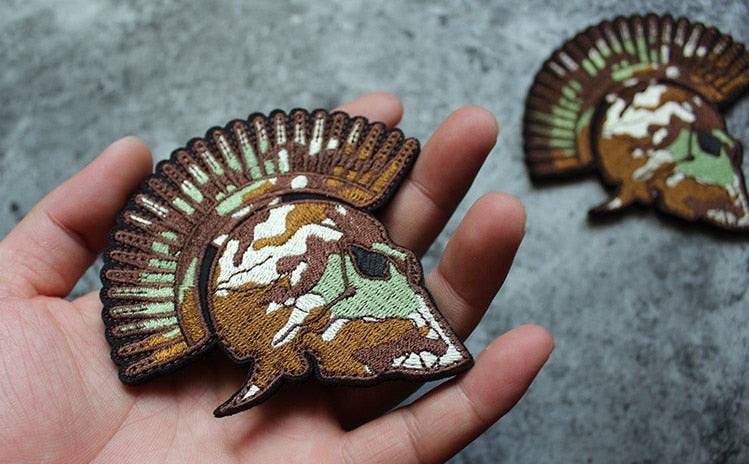 Spartan Armor Camouflage Embroidered Velcro Patch