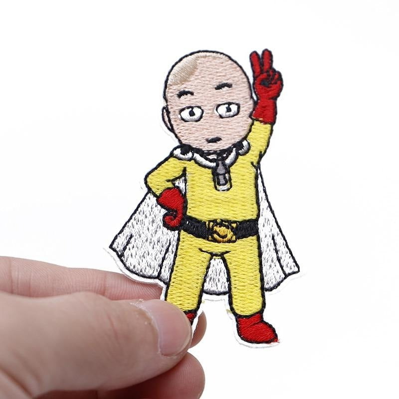 One-Punch Man 'Saitama | Peace Sign' Embroidered Patch