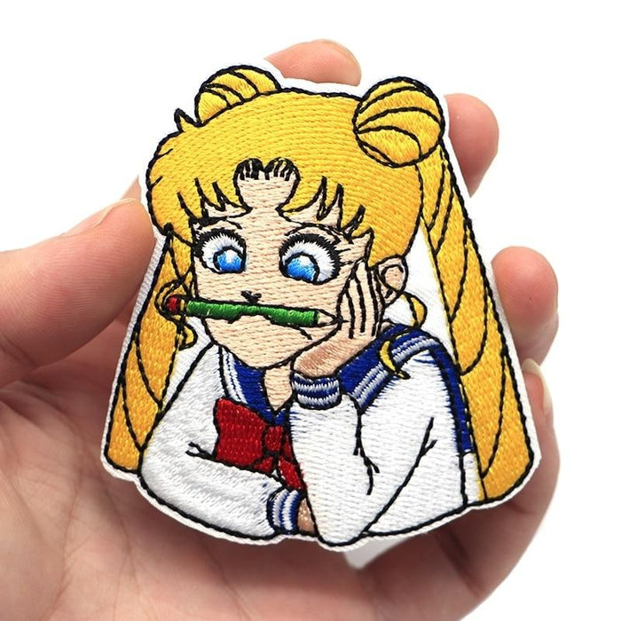Sailor Moon 'Thinking' Embroidered Patch