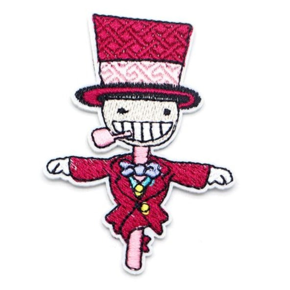 Cute Stick Man In Magic Coat Embroidered Patch