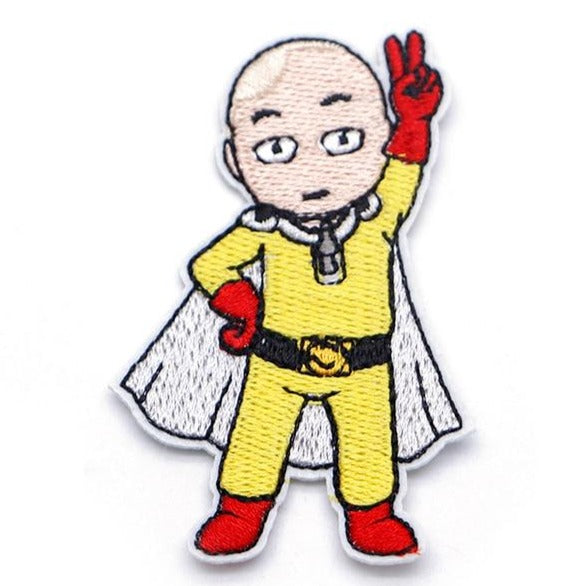 One-Punch Man 'Saitama | Peace Sign' Embroidered Patch