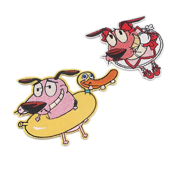 Courage the Cowardly Dog 'Girly Costume' Embroidered Patch