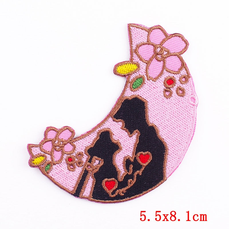Sailor Moon 'Moon Lovers | Sailor Moon and Tuxedo Mask' Embroidered Patch