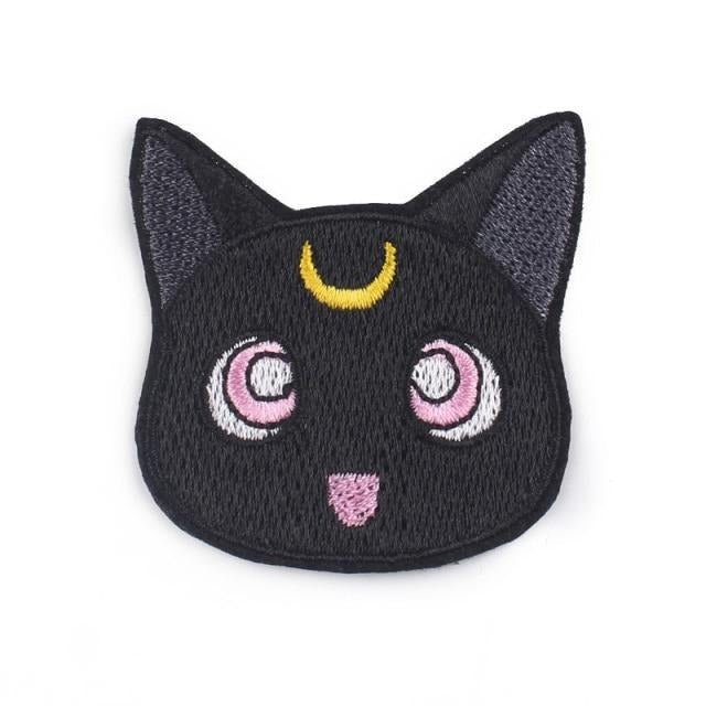 Cute Cat 'Luna | Hypnotized' Embroidered Patch