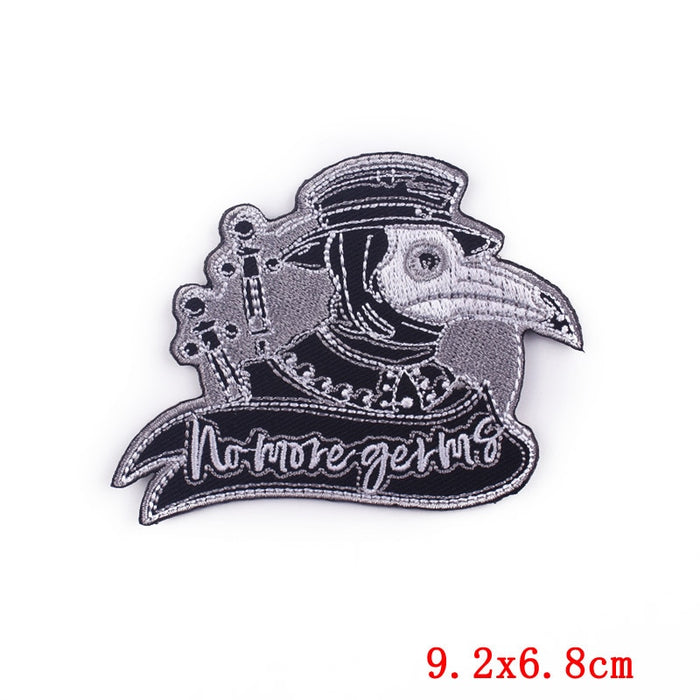 Plague Doctor 'Crow' Embroidered Patch