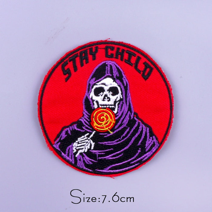 Masters of the Universe 'Skeletor | Stay Child' Embroidered Patch