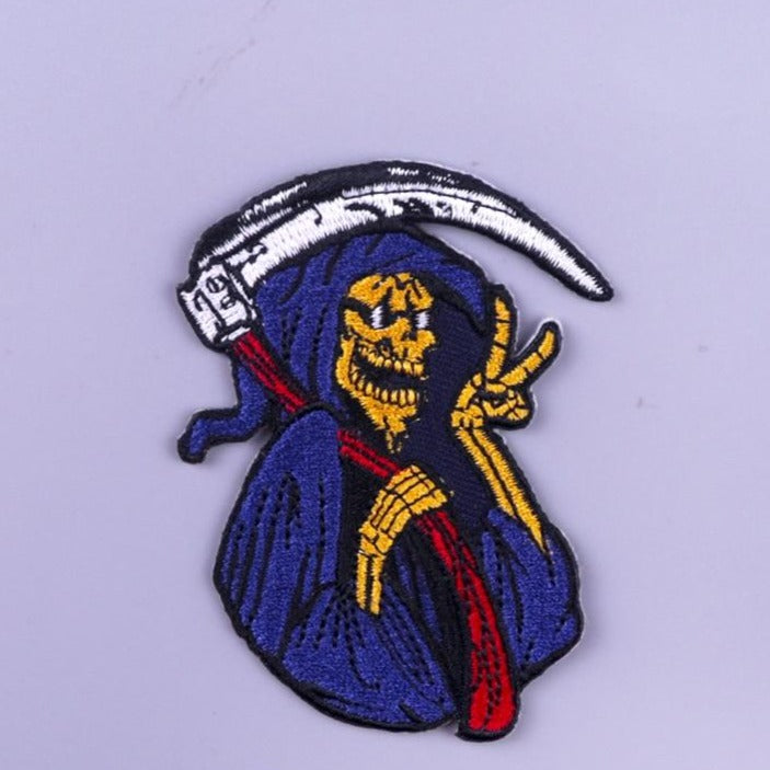 Halloween 'Dream Reaper | Peace Sign' Embroidered Patch