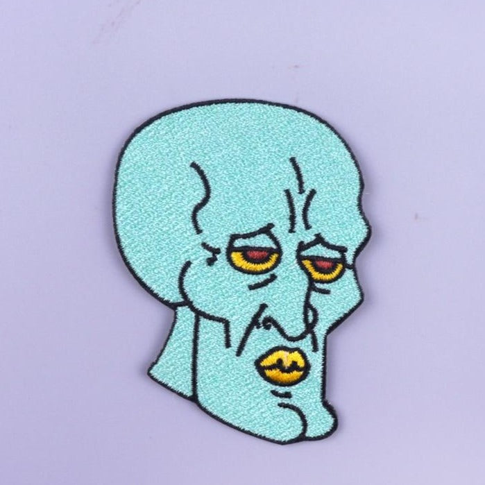 SpongeBob SquarePants 'Handsome Squidward' Embroidered Patch