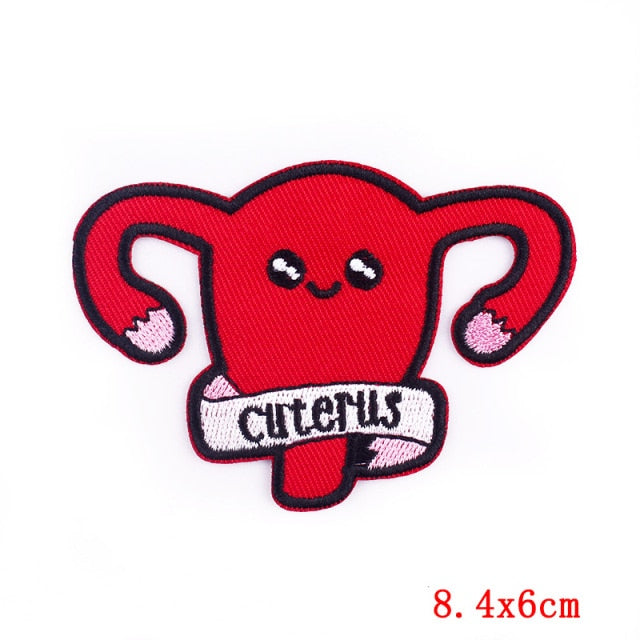 Medical 'Cuterus' Embroidered Patch