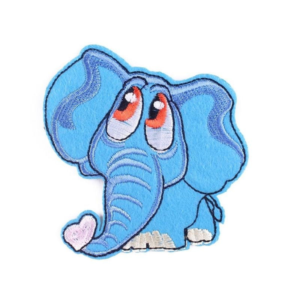 Cute Elephant Embroidered Patch