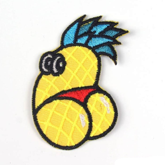 Food 'Pineapple Booty' Embroidered Patch