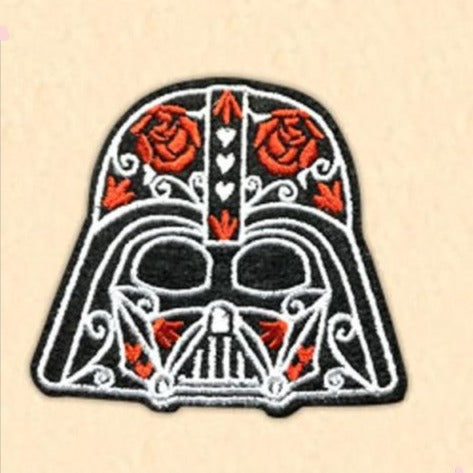 Star Wars 'Darth | Floral' Embroidered Patch