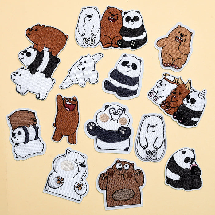 We Bare Bears 'Grizzly | Dancing' Embroidered Patch