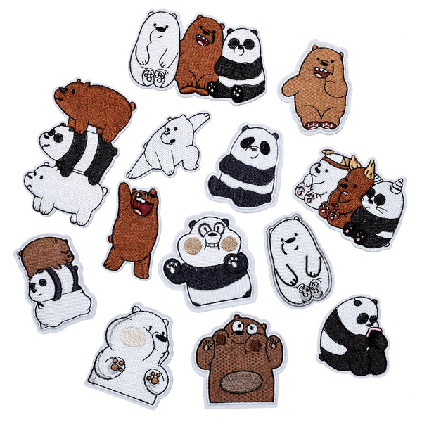 We Bare Bears 'Grizzly | Dancing' Embroidered Patch