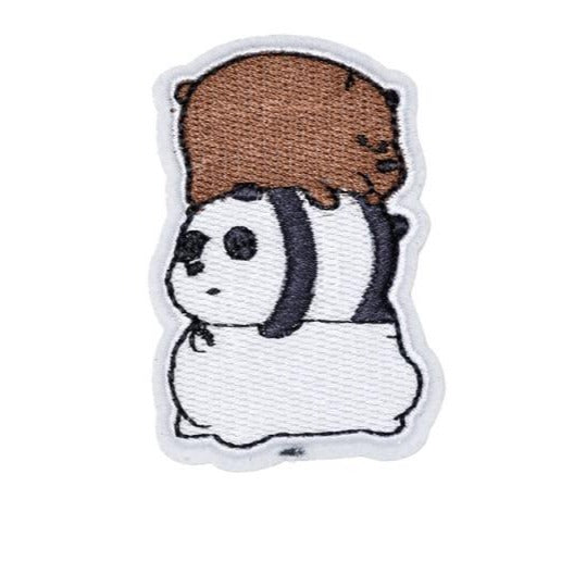 We Bare Bears 'Bear Pile' Embroidered Patch