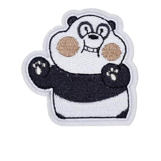 We Bare Bears 'Panda | Excited' Embroidered Patch