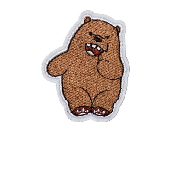 We Bare Bears 'Grizzly | Dancing' Embroidered Patch