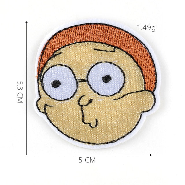 Rick and Morty 'Morty | Whistling' Embroidered Patch