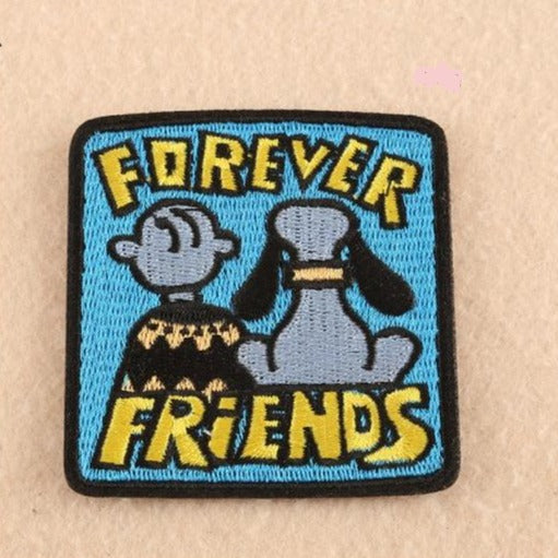 Travel 'Forever Friends' Embroidered Patch