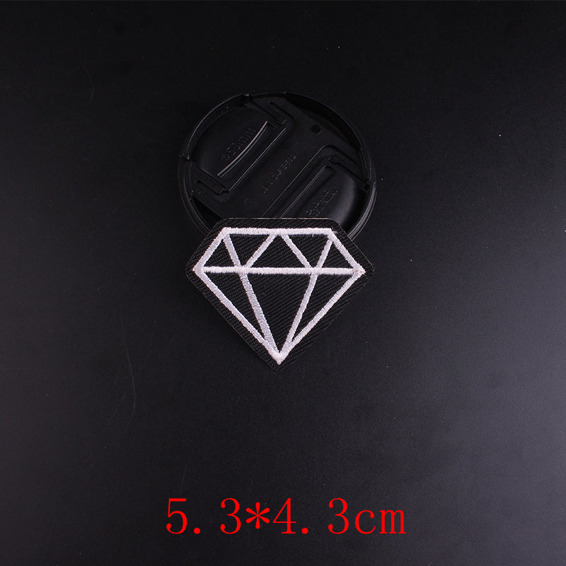 Cool 'Diamond' Embroidered Patch