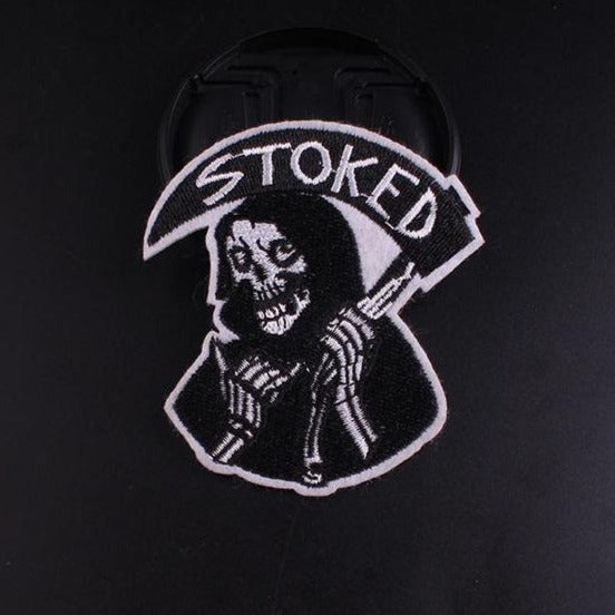 Halloween 'Dream Reaper | Stoked' Embroidered Patch