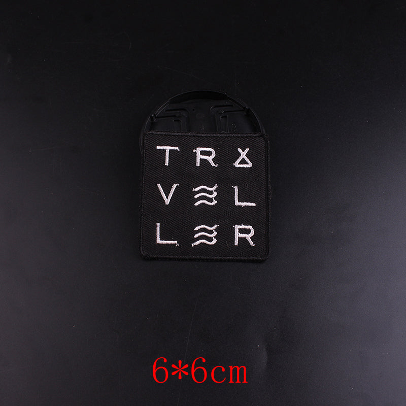 Cool 'Traveller' Embroidered Patch