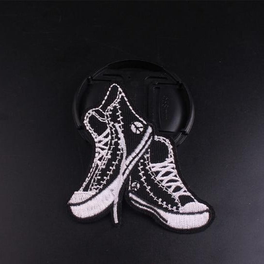 Cool 'Chucks High Top' Embroidered Patch