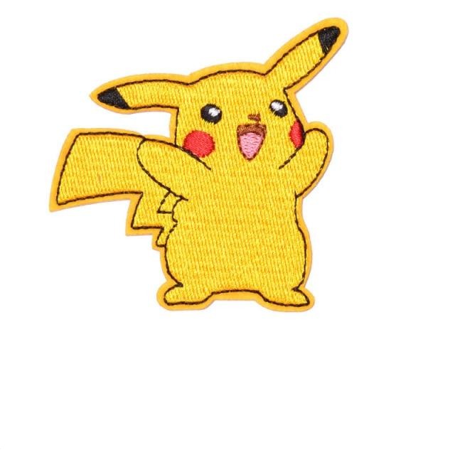 Pokemon 'Excited Pikachu' Embroidered Patch