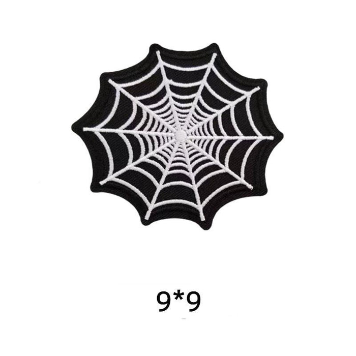 Halloween 'Spider Web' Embroidered Patch
