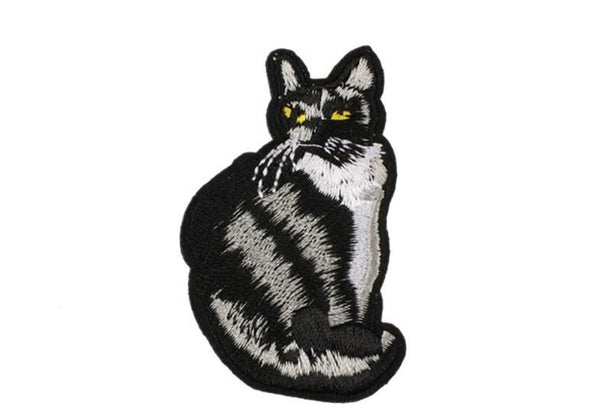 Halloween 'Siamese Cat' Embroidered Patch